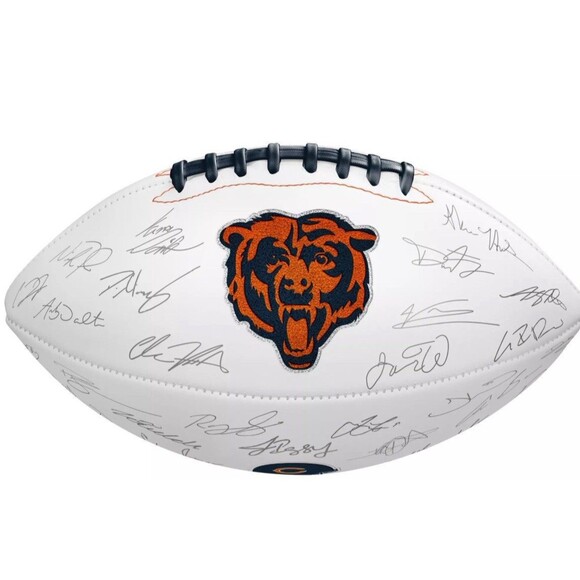 Other - NFL 2021 Special Edition Team Roster Signature Ball with Stand Bears